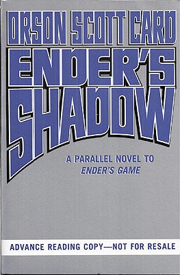 Item #11484 Ender's Shadow. Orson Scott Card