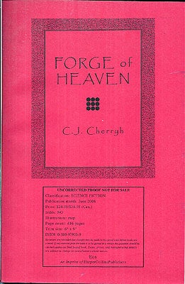Item #21489 Forge of Heaven. C. J. Cherryh