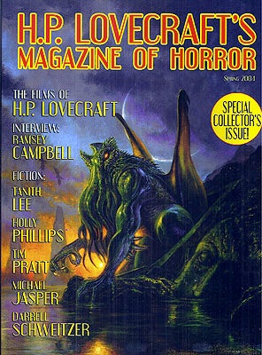 Item #30144 H.P. Lovecraft's Magazine of Horror Volume 1, Number 1, Spring 2004. H P. Lovecraft.
