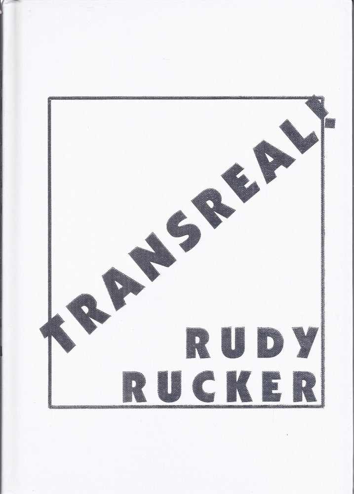 Item #33523 Transreal. Rudy Rucker.