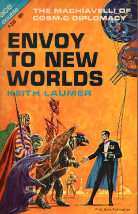 Item #39282 Envoy to New Worlds / Flight from Yesterday. Keith Laumer, Robert Moore Williams