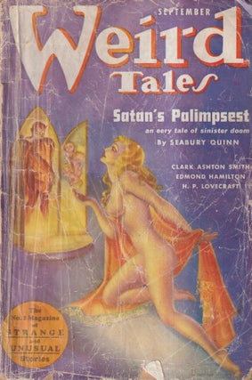 Item #39555 Weird Tales September 1937. WEIRD TALES