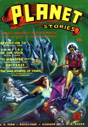 Item #46214 Planet Stories Spring 1941. PLANET STORIES