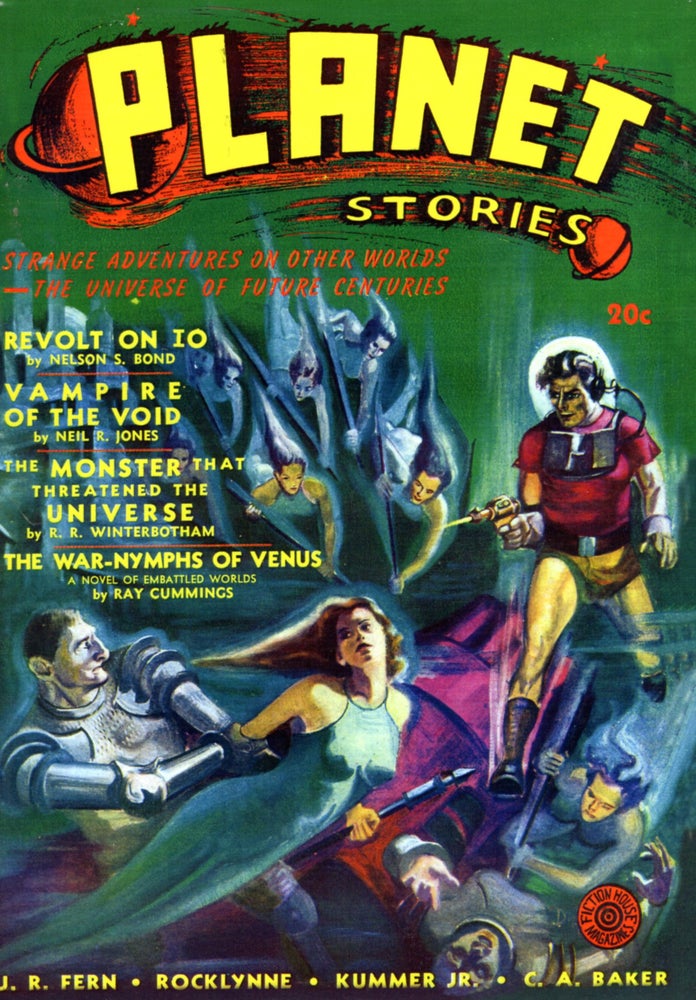 Item #46214 Planet Stories Spring 1941. PLANET STORIES.
