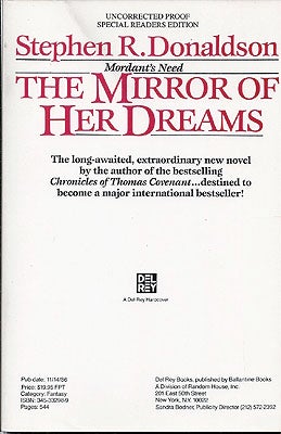 Item #5063 The Mirror of Her Dreams. Stephen R. Donaldson