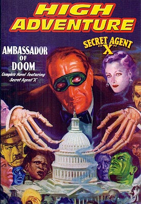 Item #52705 High Adventure #73: Secret Agent X, Ambassador of Doom. John Gunnison