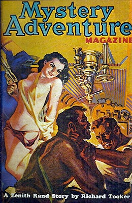 Item #53138 Mystery Adventure Magazine. L. Ron Hubbard, MYSTERY ADVENTURE MAGAZINE