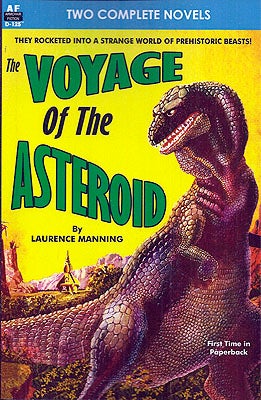 Item #53652 The Voyage of the Asteroid / Revolt of the Outworlds. Laurence / Lesser Manning, Milton