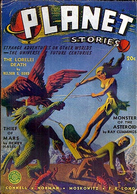 Item #54055 Planet Stories Winter 1941-1942. PLANET STORIES