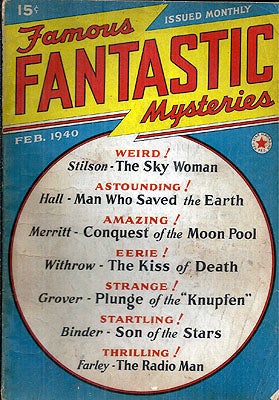 Item #54172 Famous Fantastic Mysteries February 1940. FAMOUS FANTASTIC MYSTERIES