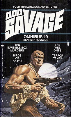 Item #55126 Doc Savage Omnibus #9: The Invisible Box Murders, Birds of Death, The Wee Ones,...