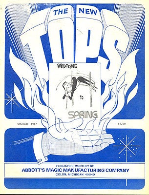 Item #56529 The New Tops March 1987. Gordon Miller, THE NEW TOPS