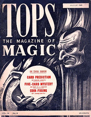 Item #56555 Tops Magic Magazine August 1949. Gordon Miller.