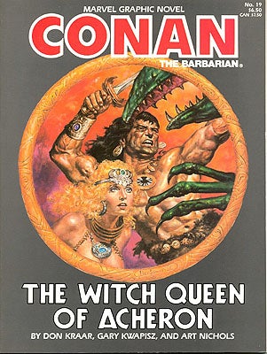 Item #56895 Conan the Barbarian: The Witch Queen of Acheron. Don Kraar, Robert E. Howard.