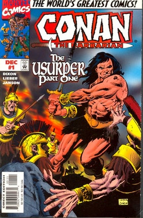 Item #57339 Conan the Usurper Issues 1,2 and 3. ROBERT E. HOWARD