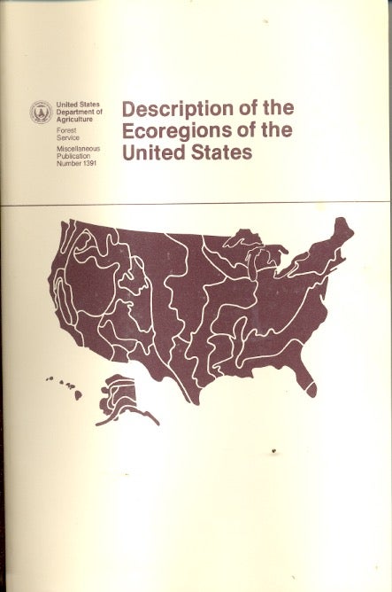 Item #59487 Descriptions of the Ecoregions of the United States No. 1391. Robert G. Bailey.