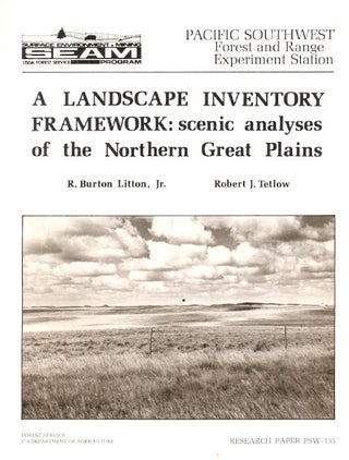 Item #59491 A Landscape Inventory Framework: Scenic Analyses of the Northern Great Plains...