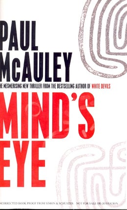 Item #61016 Mind's Eye. Paul McAuley
