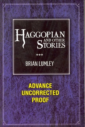 Item #61140 Haggopian and Other Stories. Brian Lumley