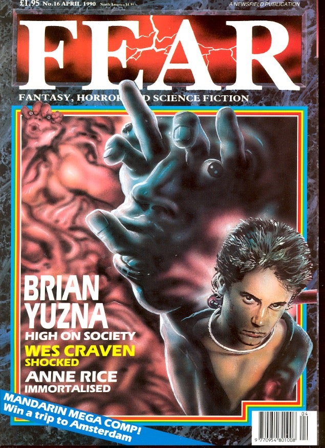 Item #61912 Fear Number. 16 April 1990. FEAR MAGAZINE, John Gilbert.