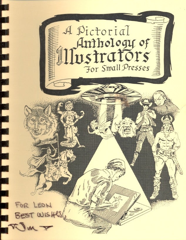 Item #61915 A Pictorial Anthology of Illustrators for Small Presses. Ted Guerin, publisher/.