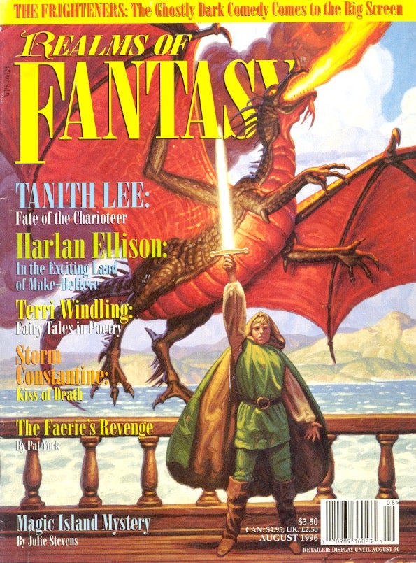 Item #62075 Realms of Fantasy, August 1996. Shawna McCarthy.