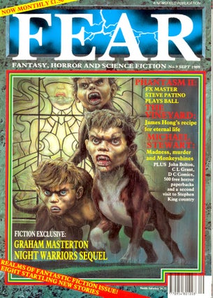 Item #62116 Fear Number. 9 September 1989. FEAR MAGAZINE, John Gilbert