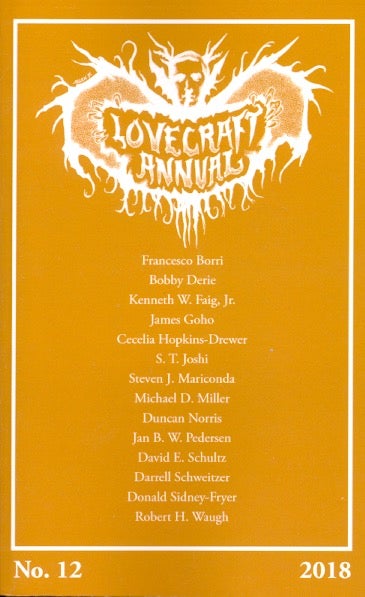 Item #62452 Lovecraft Annual No. 12: New Scholarship on H.P. Lovecraft. S. T. Joshi.