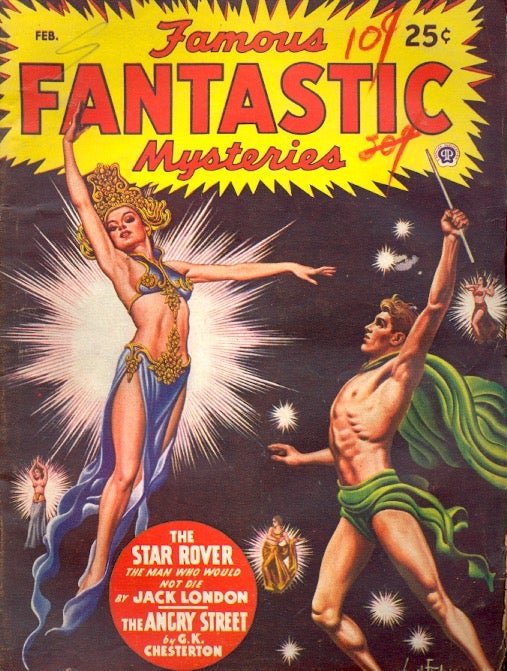 Item #64021 Famous Fantastic Mysteries: February 1947. FAMOUS FANTASTIC MYSTERIES.