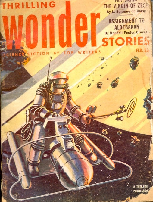 Item #64137 Thrilling Wonder Stories: February 1953. THRILLING WONDER STORIES.
