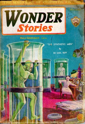 Item #64570 Wonder Stories: December 1930. Hugo Gernsback