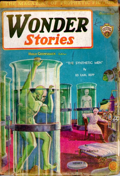 Item #64570 Wonder Stories: December 1930. Hugo Gernsback.