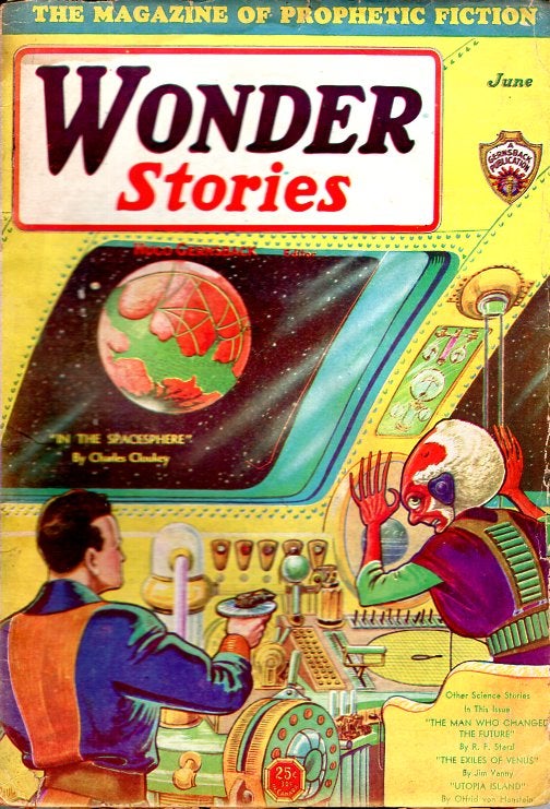 Item #64924 Wonder Stories June 1931. WONDER STORIES, Hugo Gernsback.
