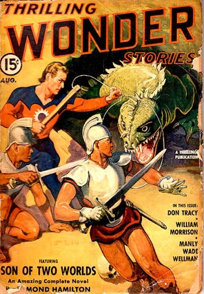 Item #64961 Thrilling Wonder Stories: August 1941. THRILLING WONDER STORIES