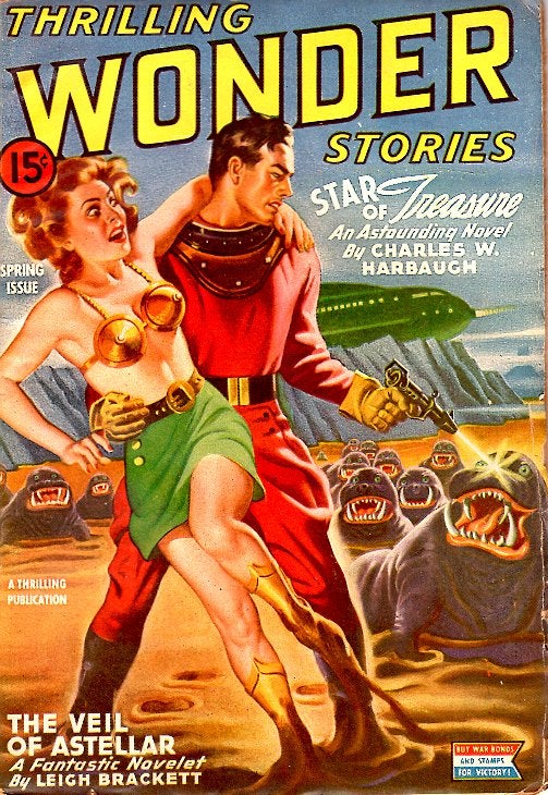 Item #64988 Thrilling Wonder Stories: Spring 1944. THRILLING WONDER STORIES.