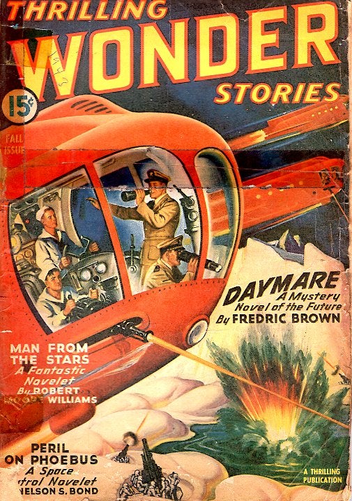 Item #65005 Thrilling Wonder Stories: Fall 1943. THRILLING WONDER STORIES.