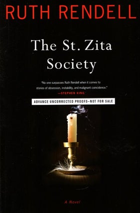 Item #65027 The St. Zeta Society. Ruth Rendell