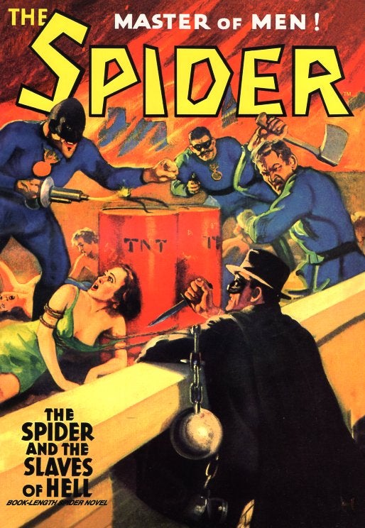Item #65148 The Spider, Master of Men Number 5: The Spider and the Slaves of Hell. Norvell Page, Grant Stockbridge.