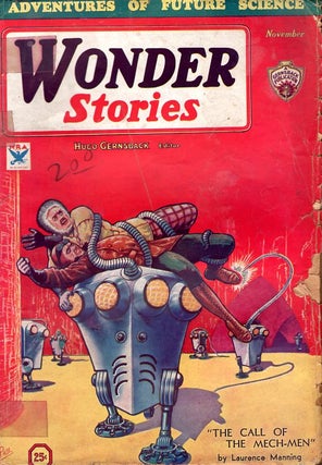 Item #65236 Wonder Stories November 1933. WONDER STORIES