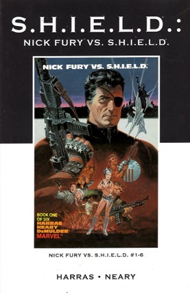Item #65573 Shield: Nick Fury Vs Shield Premiere Hardcover Direct Market Variant Edition Vol 81....