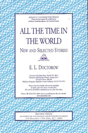 Item #65669 All the Time in the World. E. L. Doctorow