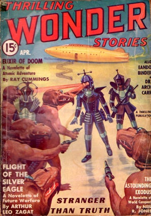 Item #65703 Thrilling Wonder Stories: April 1937. THRILLING WONDER STORIES