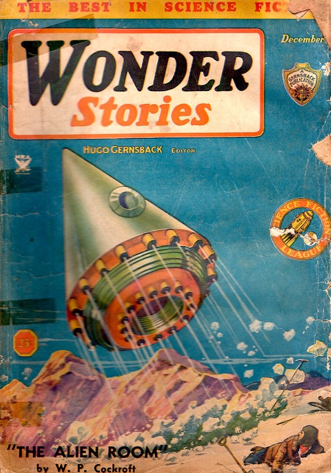 Item #65726 Wonder Stories: December 1934. THRILLING WONDER STORIES.