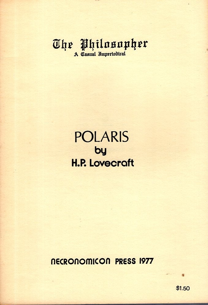 Item #66188 Polaris in The Philosopher, A Casual Imperiodical. H. P. Lovecraft.