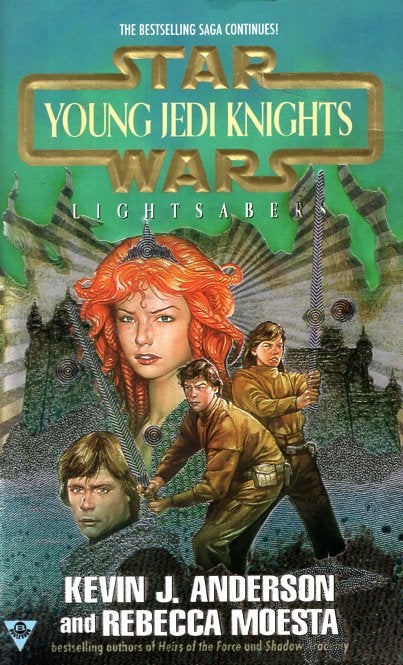 Item #66515 Lightsabers: Star Wars: Young Jedi Knights, Book 4. Kevin J. Anderson, Rebecca Moesta.