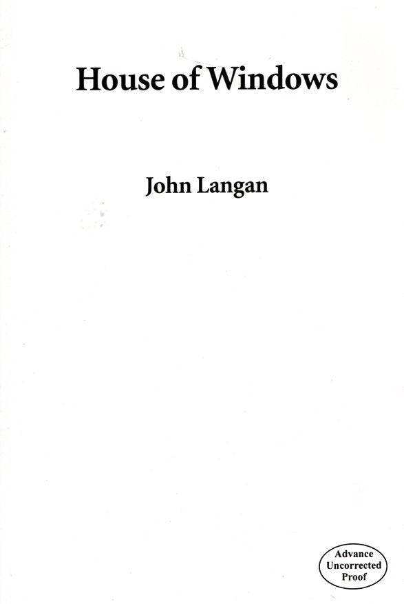 Item #66537 House of Windows. John Langan.
