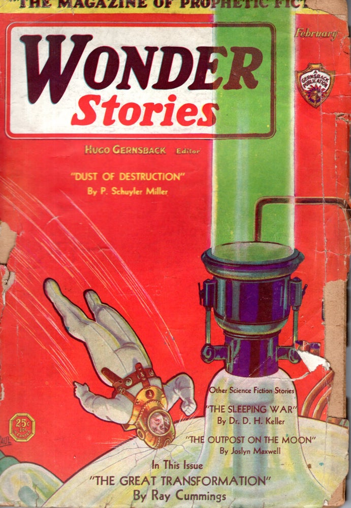 Item #67031 Wonder Stories February 1931. WONDER STORIES, Hugo Gernsback.