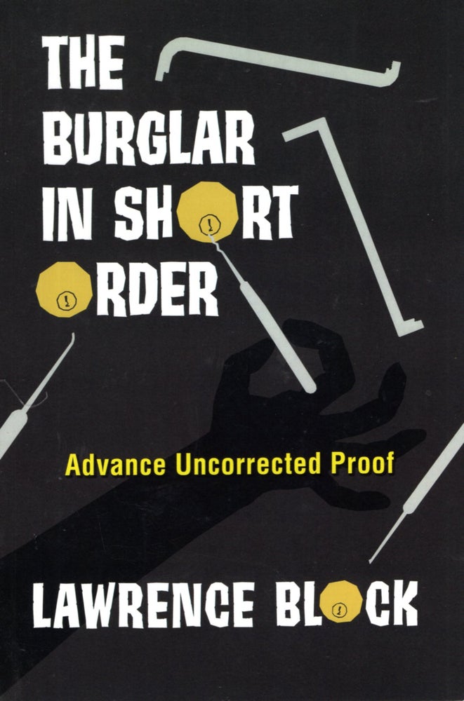 Item #67778 The Burglar in Short Order. Lawrence Block.