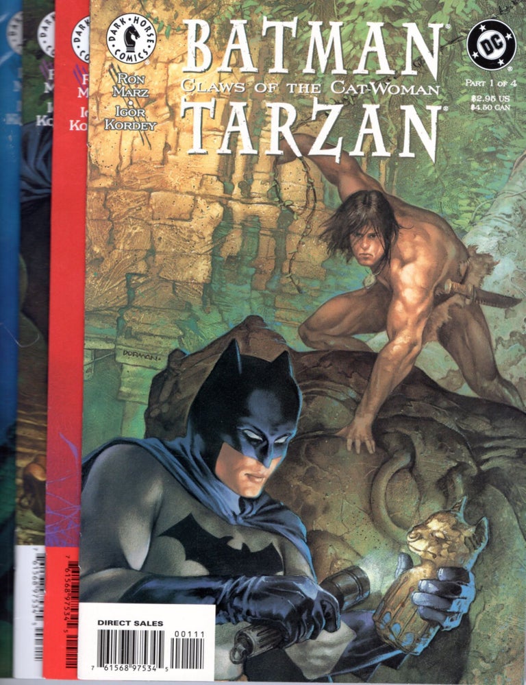 Item #68196 Batman / Tarzan: Claws of the Catwoman (Issues,1,2,3,4). Ron Marz.