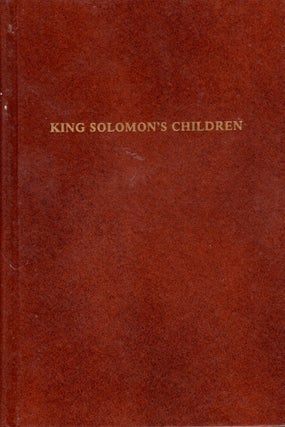 Item #69178 King Solomon's Children: Some Parodies of H. Rider Haggard. R. Reginald, Douglas...
